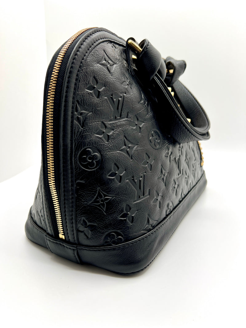 Louis Vuitton Limited Edition Black Monogram Double Jeu Neo-Alma Bag