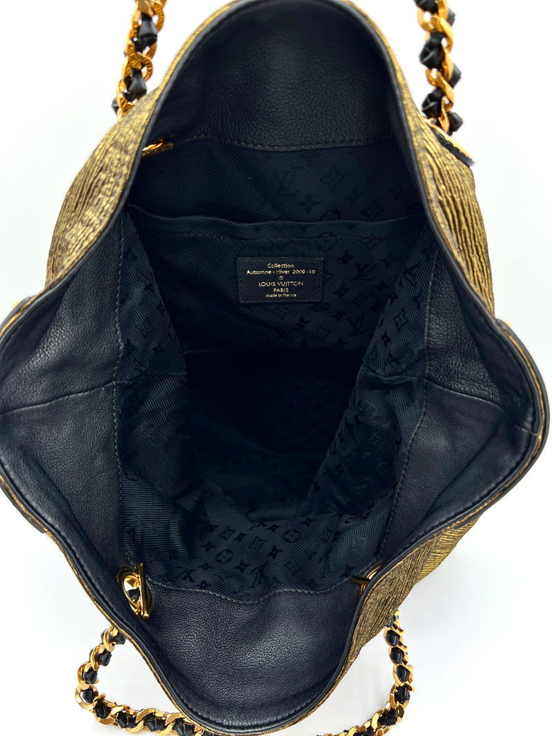 Louis Vuitton Limited Edition Black Monogram Double Jeu Neo-Alma Bag