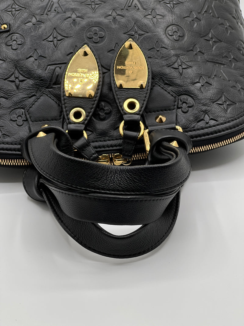 Louis Vuitton Limited Edition Black Monogram Double Jeu Neo-Alma Bag