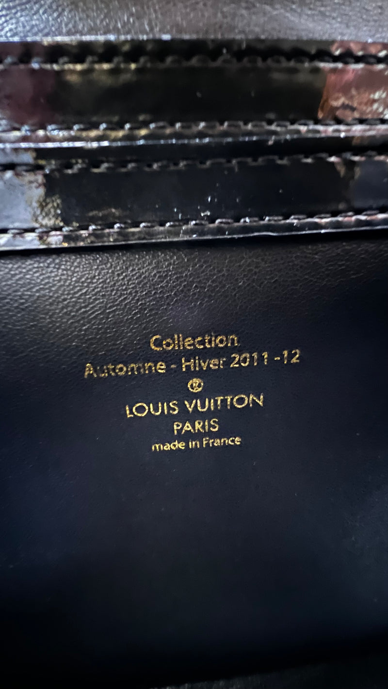 Louis Vuitton Limited Edition Black Monogram Fascination Lockit BB Bag