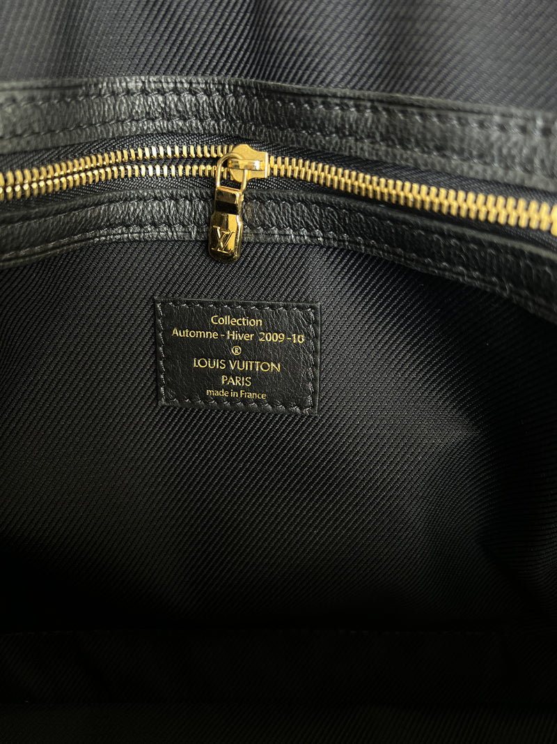 Louis Vuitton Limited Edition Black Monogram Double Jeu Neo-Alma Bag