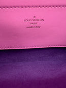 Louis Vuitton Lambskin Embossed Monogram Vuittamins Pochette Coussin Rose Violet
