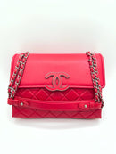 Authentic Chanel Matelasse Lambiskin Shoulder Bag