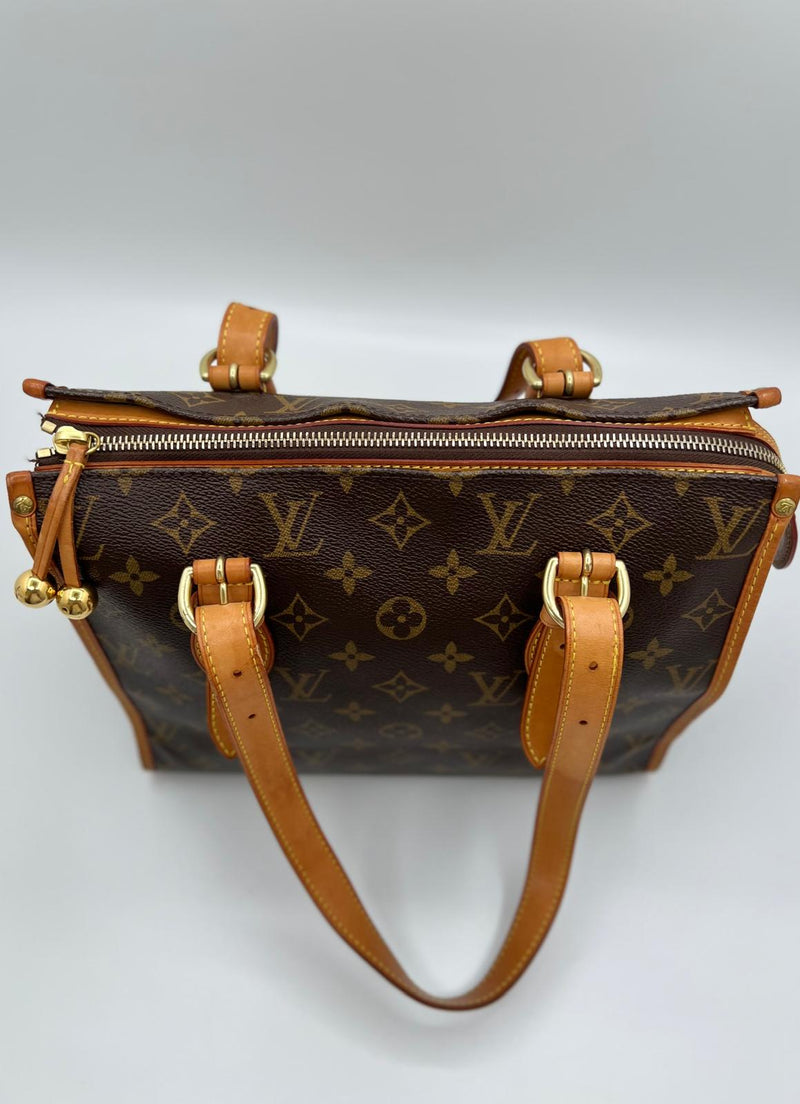 Louis Vuitton Popincourt Haut Shoulder Monogram Canvas Brown