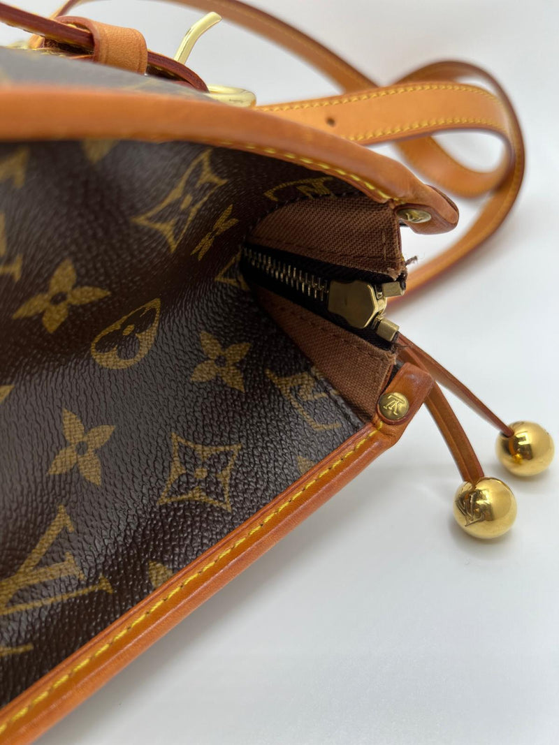 Louis Vuitton Popincourt Haut Shoulder Monogram Canvas Brown