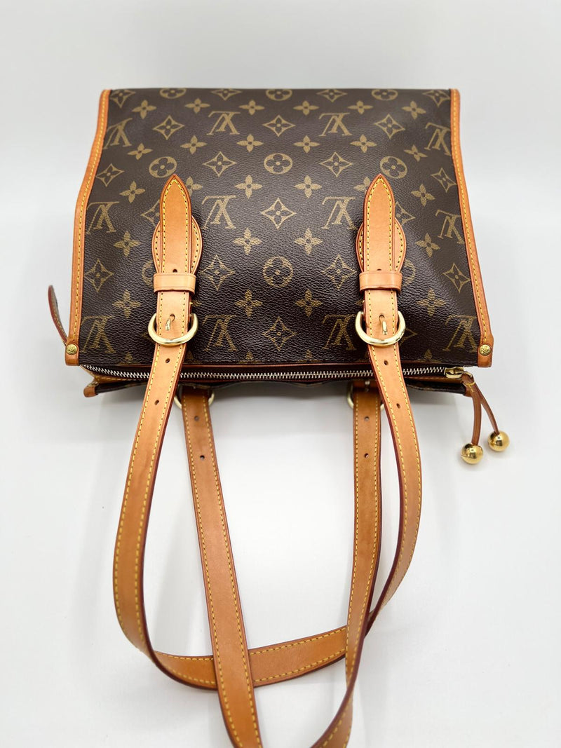 Louis Vuitton Popincourt Haut Shoulder Monogram Canvas Brown