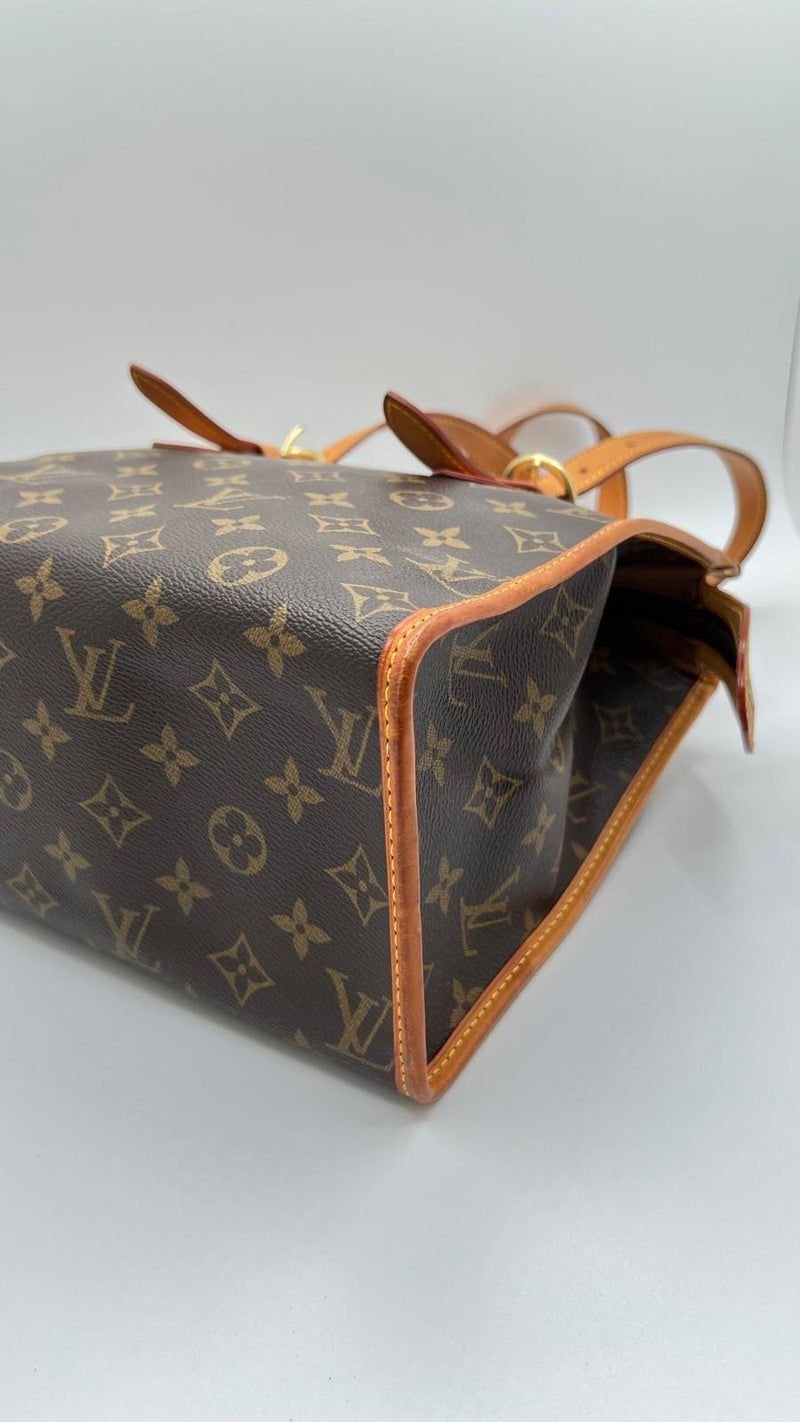 Louis Vuitton Popincourt Haut Shoulder Monogram Canvas Brown