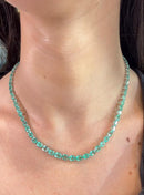 Emerald Oval Riviera Necklace